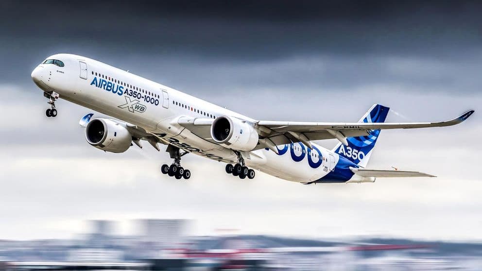 Ett Airbus-flygplan