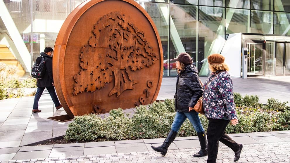 Swedbanks huvudkontor den 27 mars 2019 i Stockholm.