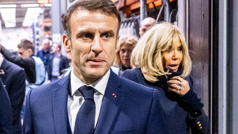 Frankrikes president Emmanuel Macron