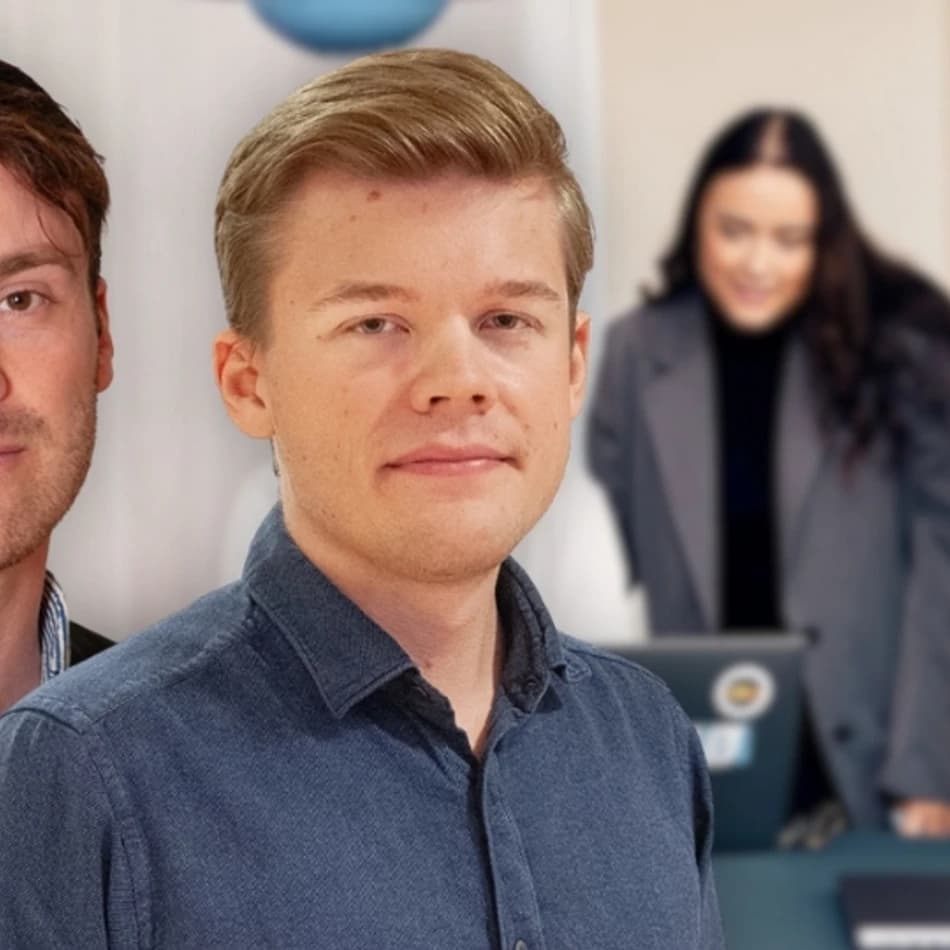 Björn Rydell och Erik Byström analys på Avensia. Foto: Placera/Avensia