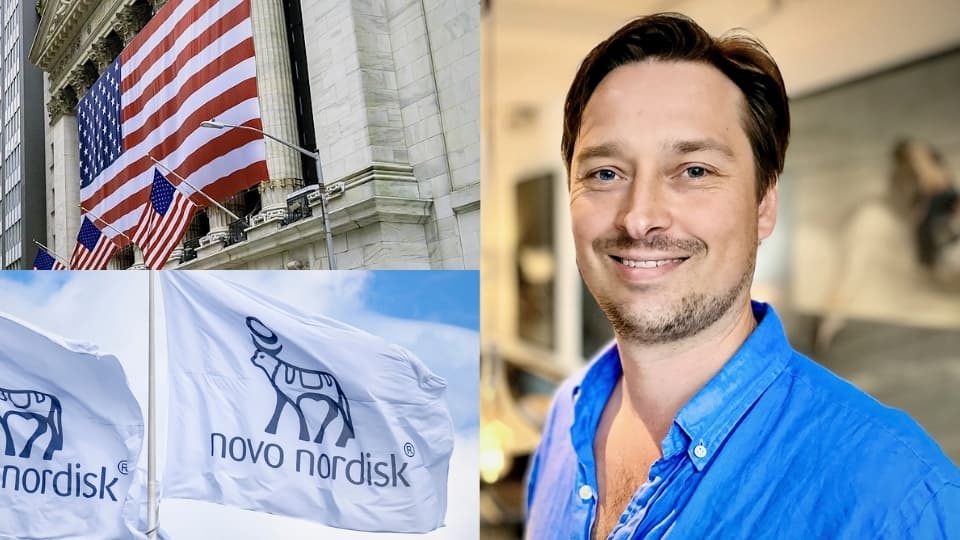 Kristofer Barrett om USA-börserna, och raset i Novo Nordisk. Foto: Åsa Swee/Novo/Billie Grace Ward