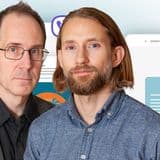 Daniel Svensson och Viktor Rodenbergs analys av Link Mobility. Foto: Placera/Link Mobility
