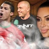 Cristiano Ronaldo, Joe Rogan och Kim Kardashian är alla stora fan av att basta. Fotomontage: Placera/Drew DeGennaro/Eva Rinaldi/Flickr