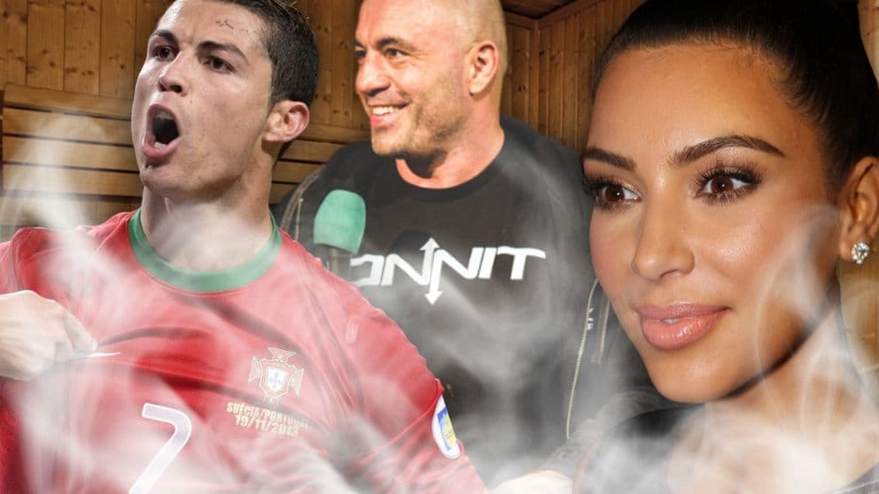 Cristiano Ronaldo, Joe Rogan och Kim Kardashian är alla stora fan av att basta. Fotomontage: Placera/Drew DeGennaro/Eva Rinaldi/Flickr