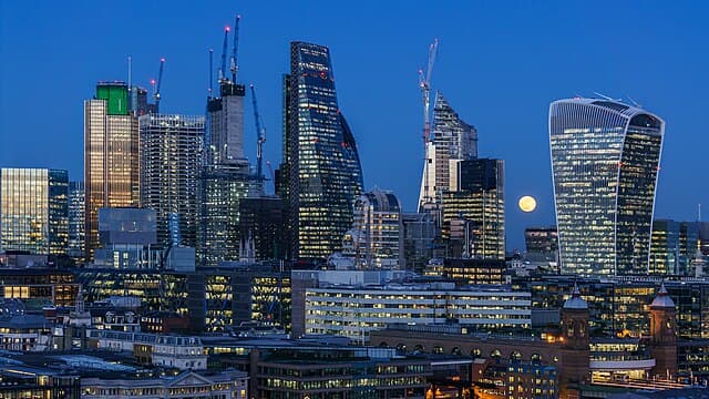 Super Moon Over City Of London From Tate Modern 2018 01 31 4