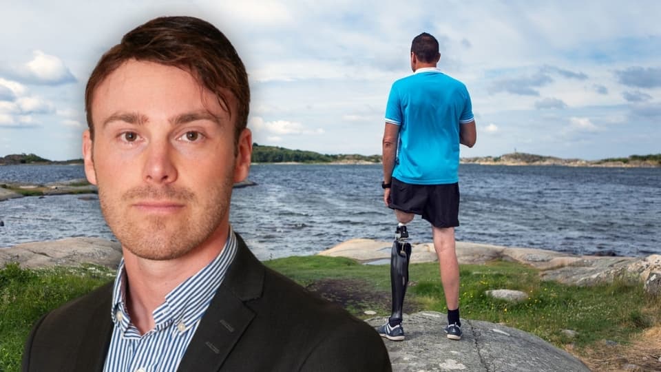 Björn Rydell går igenom budet på Integrum. 