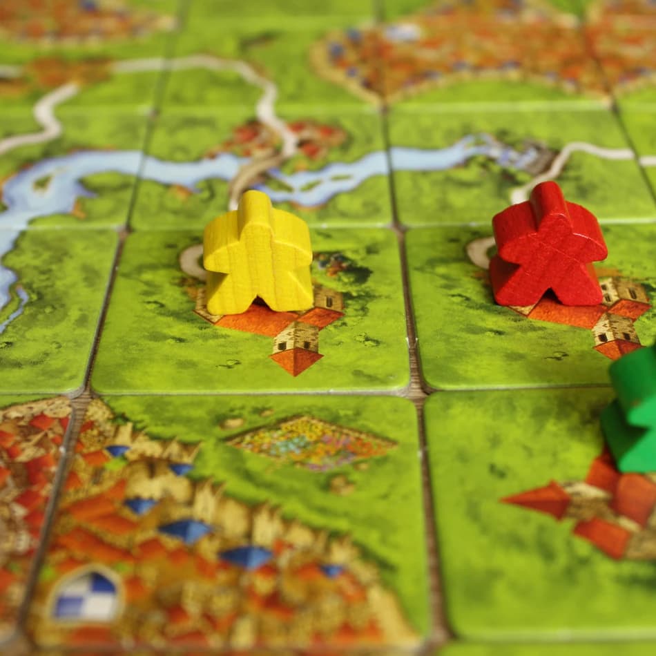 Carcassonne, ett av Asmodees spel. 